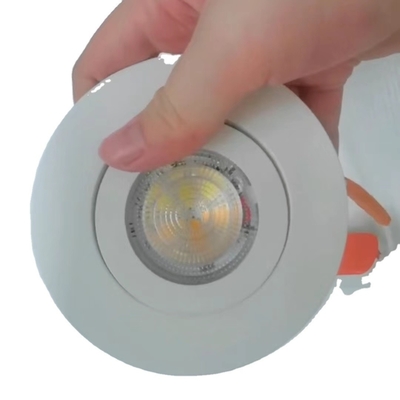 Home Office 5W 360D Beam Angle Recessed LED Downlight met 80 Ra CRI en Sleek LED Design