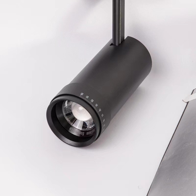 90 Ra 1CCT Ingebouwde bestuurder Anti-glare 10-60 graden Zoombare lens LED Focus Light Track Light 0.8kg