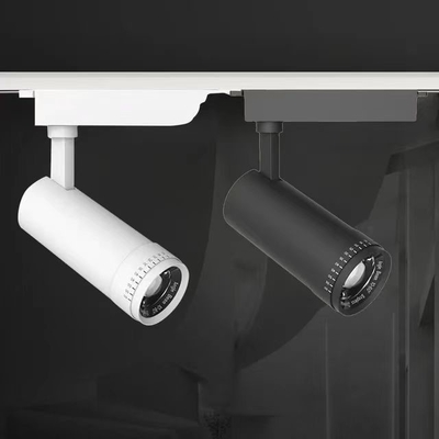 90 Ra 1CCT Ingebouwde bestuurder Anti-glare 10-60 graden Zoombare lens LED Focus Light Track Light 0.8kg