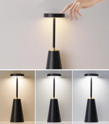 Metalen nachtlamp Bedlamp Draadloos oplaadbaar tafellamp voor slaapkamerversiering