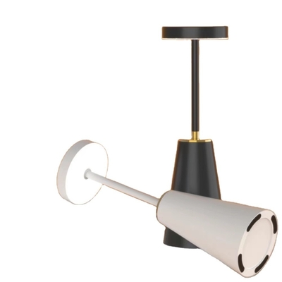 Metalen ABS Shade Touch Charging Smart Table Lamp met dimming en atmosfeerverlichting