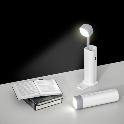 Draagbare LED-tafellamp 5W oplaadbare tafellamp met ondersteunende dimmer en lichtbron