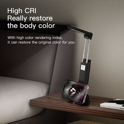 10W High CRI Dimmable Desk Lamp met lange levensduur van de batterij en een lithiumbatterie met grote capaciteit