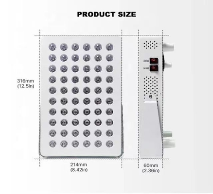 Ervaar ultieme huidverjonging met onze rode blauwe LED-fotonmasker 316*214*60 MM