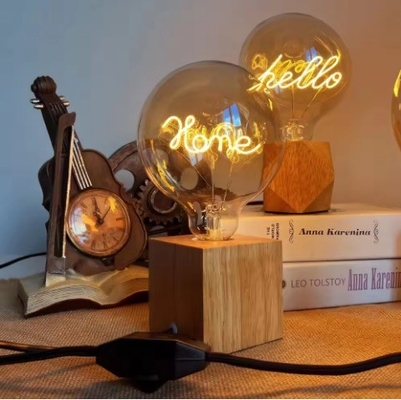 Liefde Huis Feestelijke sfeer Decoratieve gloeilamp met unieke design Kap E27 1-