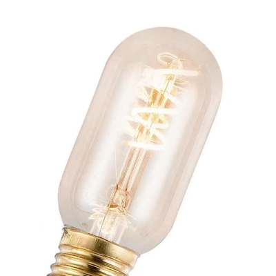 Vintage zachte, flexibele LED-lamp T45 met rechte gloeilamp 2- voor woonruimte