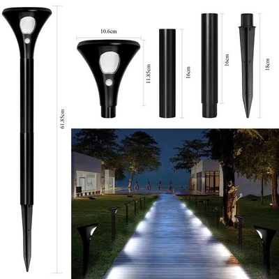 Buiten zonne-sensor eigen licht oplaadtuinlamp voor landschapspad tuinpad