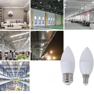 LED Kaarslamp 6W CRI Ra 80-90 Hoge ondersteuning Dimmer Aanpasbaar E14 Indoor Light
