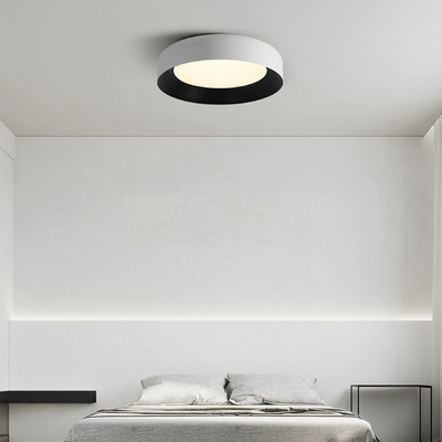 Midden-eeuwse moderne kamerversiering 12in/14in/16in LED plafondlamp met 5CCT of 1CCT DIM
