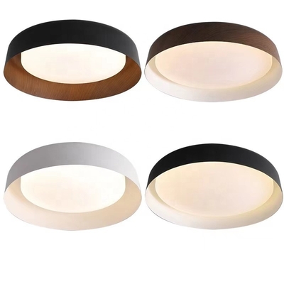 Midden-eeuwse moderne kamerversiering 12in/14in/16in LED plafondlamp met 5CCT of 1CCT DIM