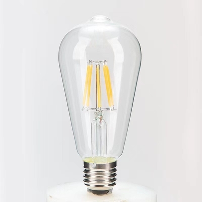 Residentiële verlichtingsoplossingen ST64 E26 7W 800LM dimbare LED-gloeilamp 3000K 120V/60Hz