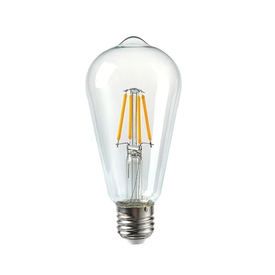 Residentiële verlichtingsoplossingen ST64 E26 7W 800LM dimbare LED-gloeilamp 3000K 120V/60Hz