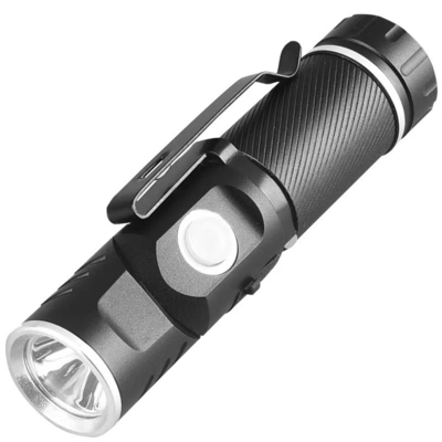 5.0V/2.4A USB-carcharger voor mobiele telefoons met draagbare LED-zaklamp en gelijkstroomtoevoer