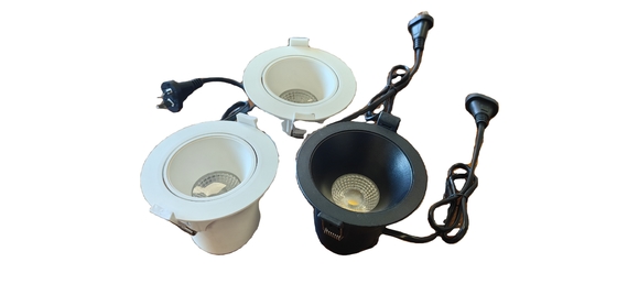 Lange levensduur 9W 0.6mm COB Embedded LED Downlight in Modern Design voor 3,5 inch kabel