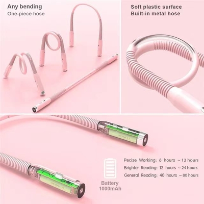 Led Draagbare Flexible Neck Hanging Charging Book Light Oogbescherming Neck Reading Light