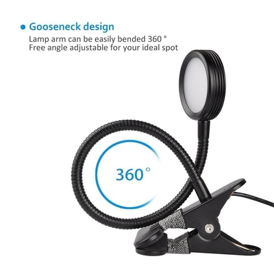 DIY 450lm aangepast voor het slapengaan Lezen 360 graden Flexible Gooseneck Small LED Desk Lamp