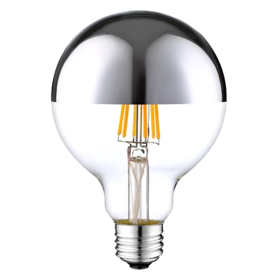4W G125 E26 LED-globale lamp met saffierfilament voor handmatige knop en dimming