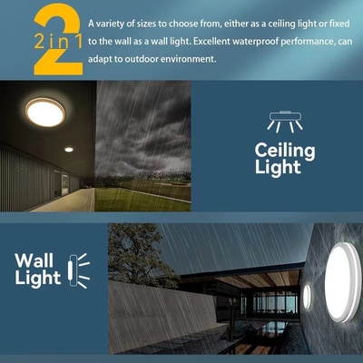 5CCT 2000K Nachtlicht Moderne Dome Light LED Plafondlamp 10in/13in/15in voor huisverlichting