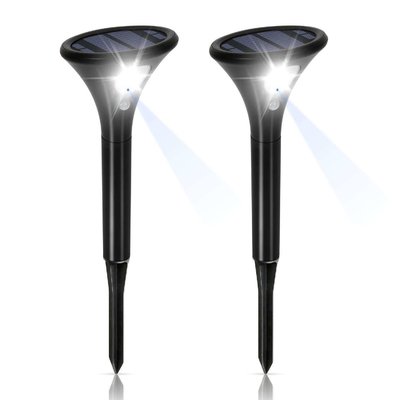 High Pole LED Floodlight Tuinlicht met zonne-outdoor landschap donkergevoel