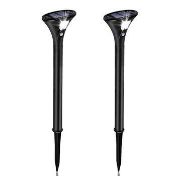 High Pole LED Floodlight Tuinlicht met zonne-outdoor landschap donkergevoel