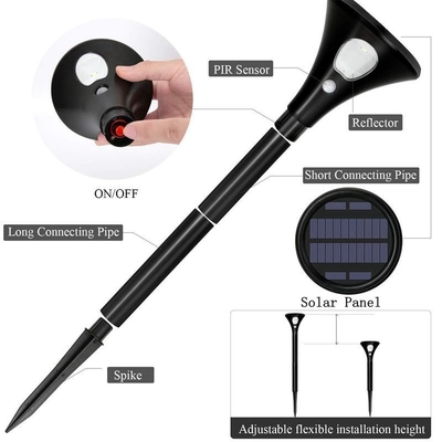 106*618.5mm Solar Garden Courtyard LED Lawn Lamp voor Outdoor Passage Lighting Duurzaam