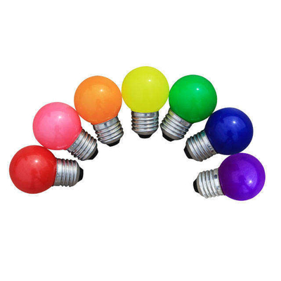Kleurrijke LED-lampen 1W 2W G45 Golf E14 B22 E27 voor verlichting en glasmateriaalontwerp
