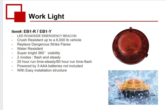 Verkeersveiligheid tegen botsingen Basting Flash Light 2- en Lighting Solutions Service