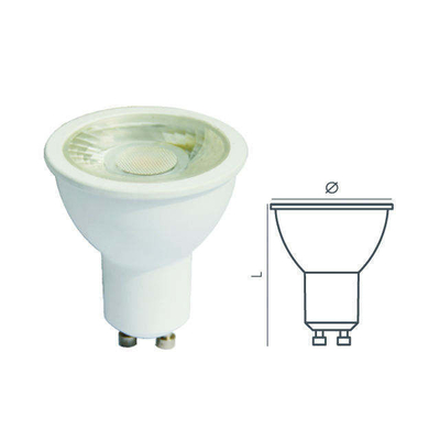 Plastic Aluminium verwarmingsbak Led Lamp 7W MR16 Gu10 Spotlight 36 Grade /60 Grade /120D