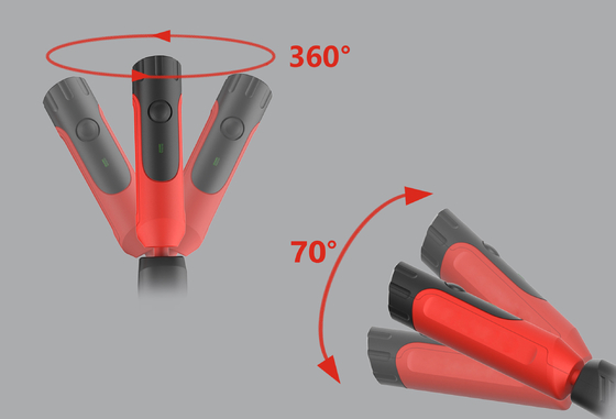 500/250LM Hoge helderheid oplaadbare halslamp voor draagbare LED-werkoplossing