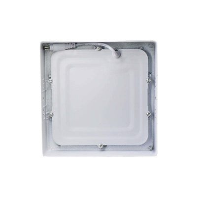 IP20 Aluminium vierkant 12 Watt ingespannen ledpaneel lichtbehuising voor prestaties