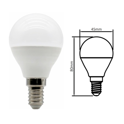 Golfbalvormige LED-lamp 5W 110v/220v E17 E27 B22 Base Aanpasbaar voor binnenverlichting