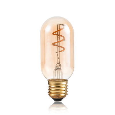 T45 3w enkel gebogen glazen gloeilamp Vintage zachte flexibele LED-lamp voor verlichting
