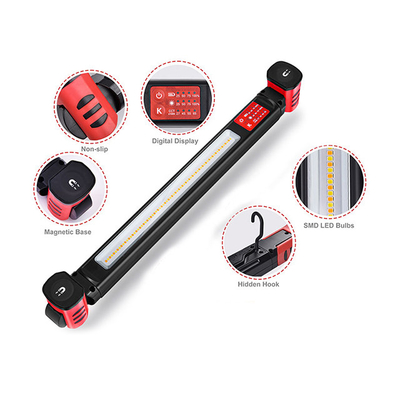 80lm/w 2700K/3500K/4000K/6500K Buiten 2500lm Draagbaar Magnetisch LED-inspectiewerklicht