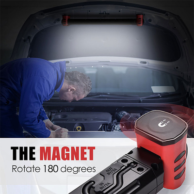 80lm/w 2700K/3500K/4000K/6500K Buiten 2500lm Draagbaar Magnetisch LED-inspectiewerklicht