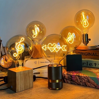 Duidelijk Amber Glass 4W G80/95 Series Dimmable LED Decorative Edison Lamp met CRI Ra 80-90