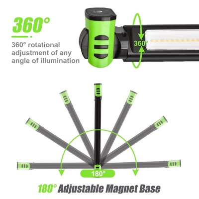 IP80 LED-werklicht 1600 lumen Dual Color Temperatuur 360 graden Magnetisch en haak