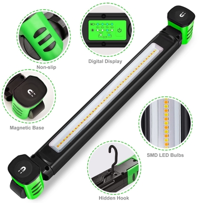 IP80 LED-werklicht 1600 lumen Dual Color Temperatuur 360 graden Magnetisch en haak