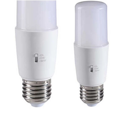 Plastic 8W12W lampverlichting T-vorm gloeilamp 3CCT 3000K/4500K/6000K 36000 uur levensduur