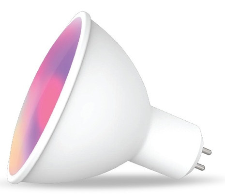 Applicatiegecontroleerde Gu10 intelligente schijnwerperlamp met een lichtdoeltreffendheid van 85lm/w