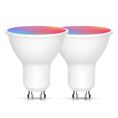 Applicatiegecontroleerde Gu10 intelligente schijnwerperlamp met een lichtdoeltreffendheid van 85lm/w