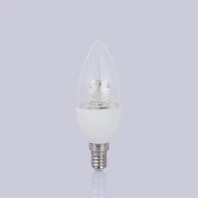 Verlichtingsoplossingen dienst E14 basis 3000K warm licht helder deksel c37 LED Kaarslamp