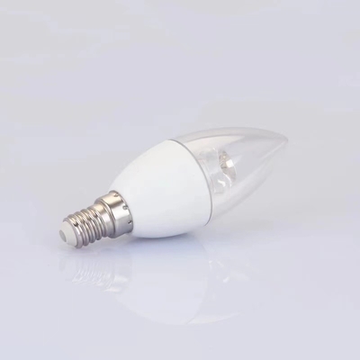 Verlichtingsoplossingen dienst E14 basis 3000K warm licht helder deksel c37 LED Kaarslamp