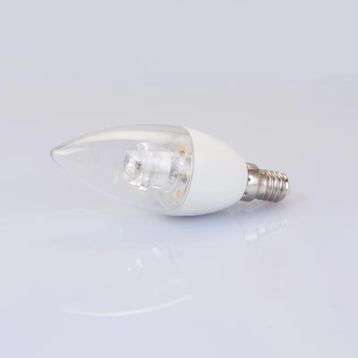 Verlichtingsoplossingen dienst E14 basis 3000K warm licht helder deksel c37 LED Kaarslamp