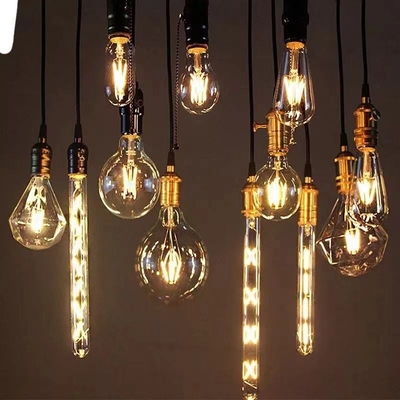 Inlaatspanning 85-265V E27/B22 4W 6W 8W Vintage Edison LED gloeilamp met 80 Ra