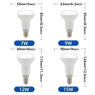 Handmatige knop R39/R50/R63/R80 LED-lampen met een hoge lumen om helderheid en energie te besparen