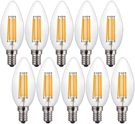 ETL C35 E11 LED gloeilamp 4W 120C Dimmable 500lm 0,06kg voor energiebesparing