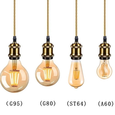 AC-voeding LED-filament ST58 ST64-lamp voor aangepaste energiebesparende verlichting voor thuis