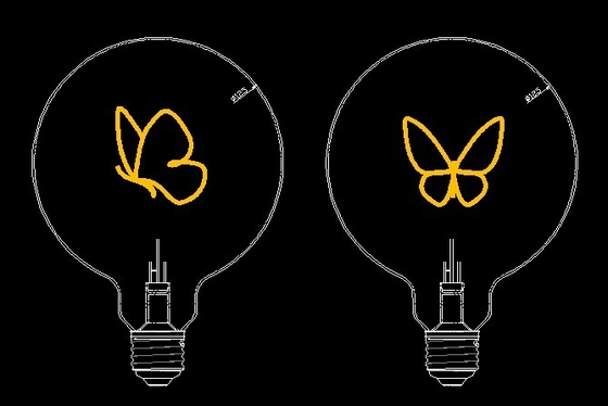 G80 Basistype 2W 2200K LED-gloeilampen voor duurzame en energiebesparende verlichting