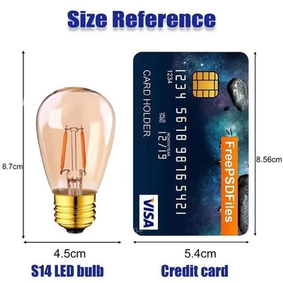 AC 120V A19 7W 800LM Glas Vintage LED gloeilampen voor een lange levensduur 50000 uur