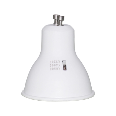 CRI 80 6W 120D GU10 Dimmable LED Spotlight met Multi CCT Selection 3000K/4000K/6500K